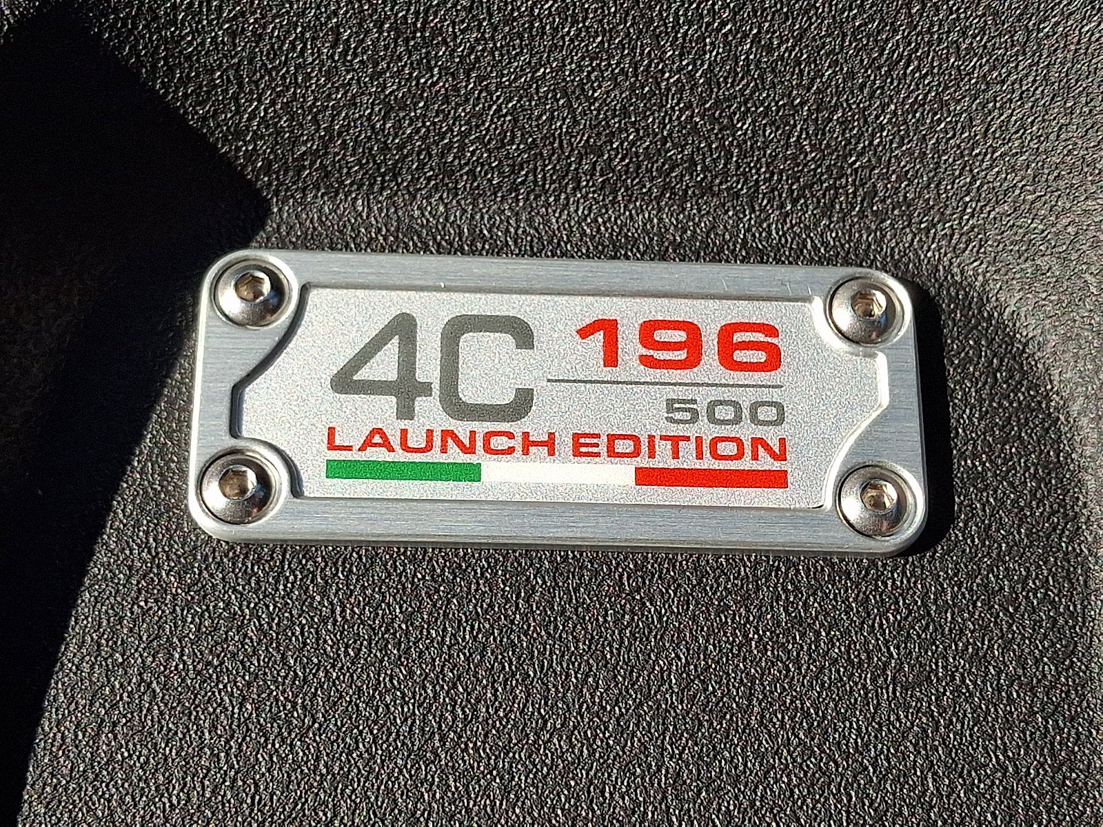 2015 Alfa Romeo 4C Launch Edition