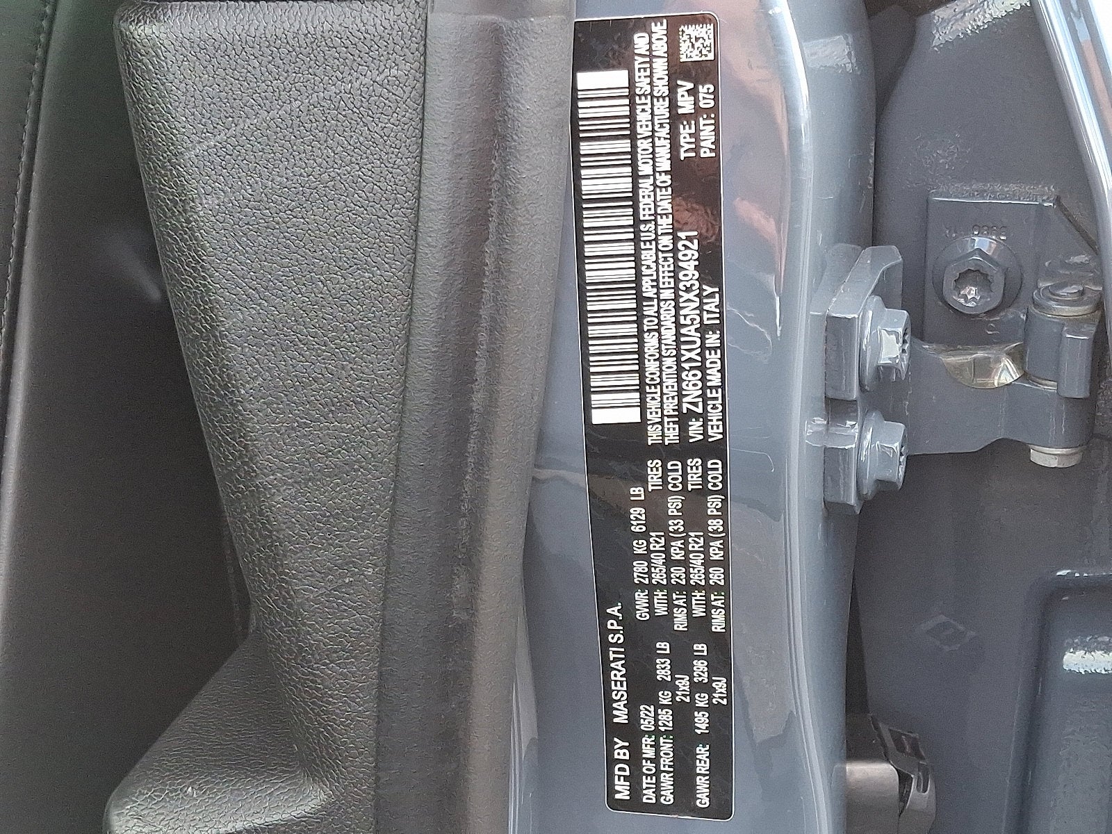 2022 Maserati Levante GT