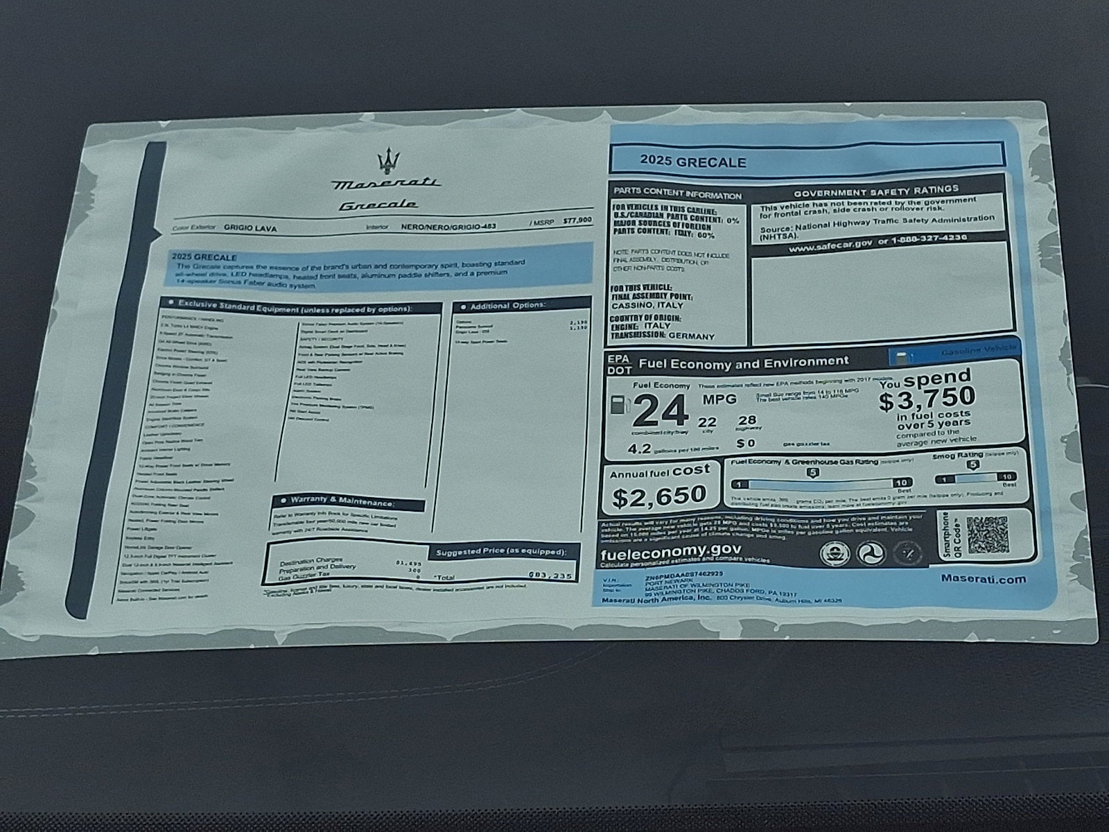 2025 Maserati Grecale Base
