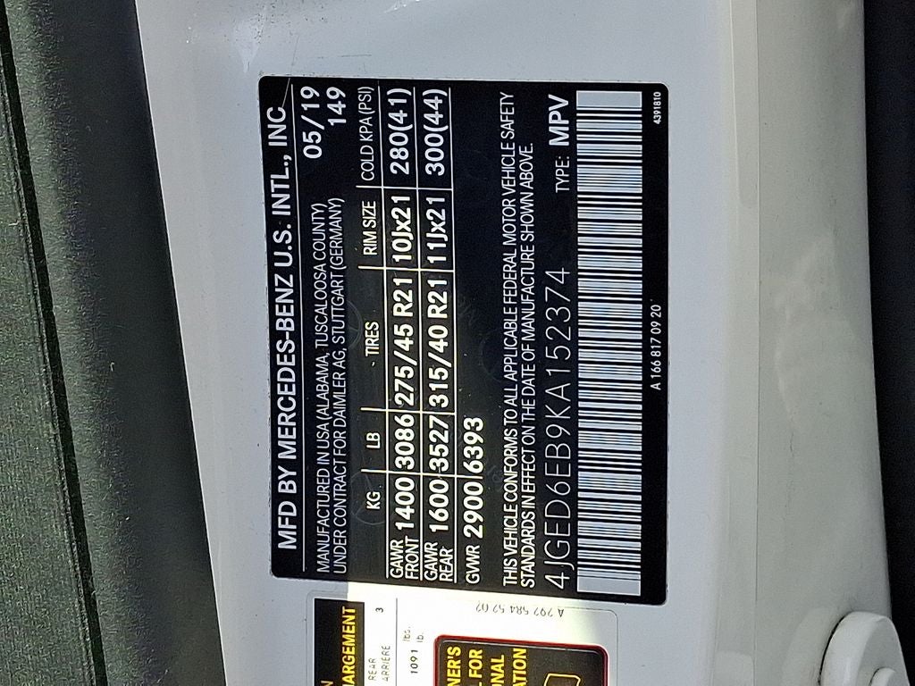 2019 Mercedes-Benz GLE GLE 43 AMG® 4MATIC®