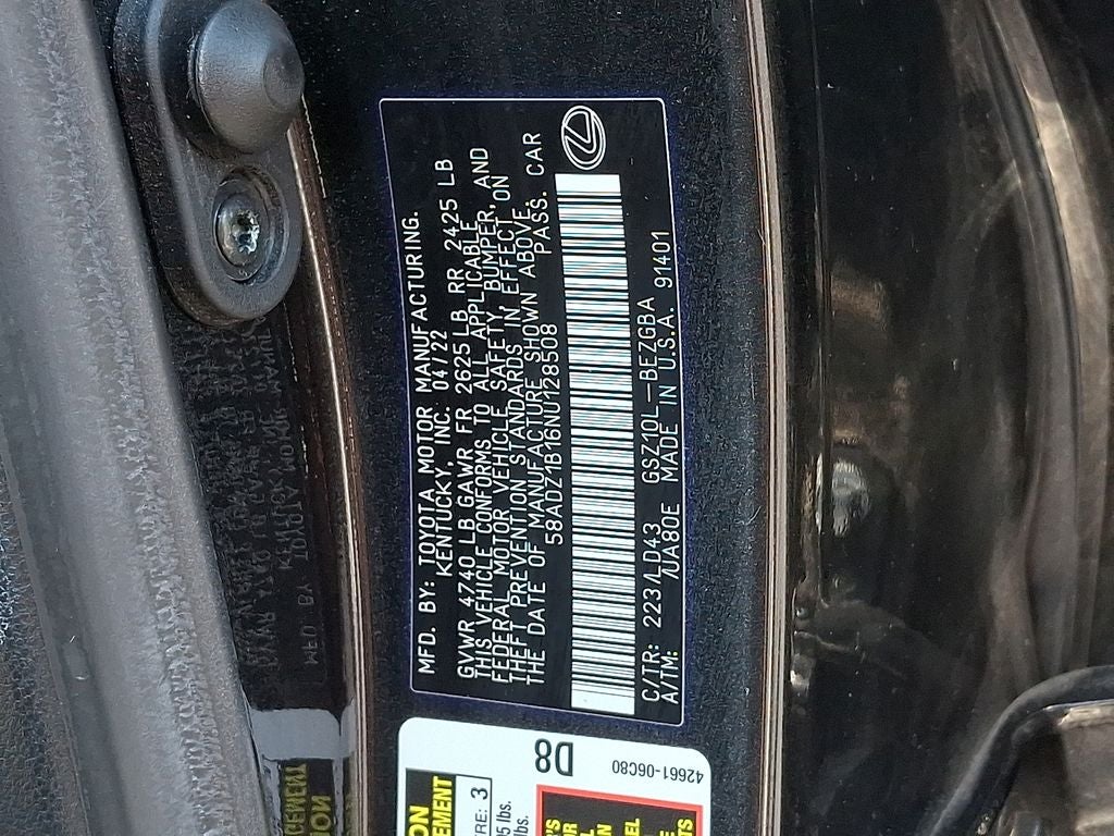 2022 Lexus ES 350