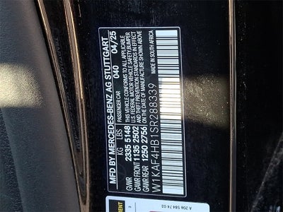 2025 Mercedes-Benz C-Class C 300 4MATIC®