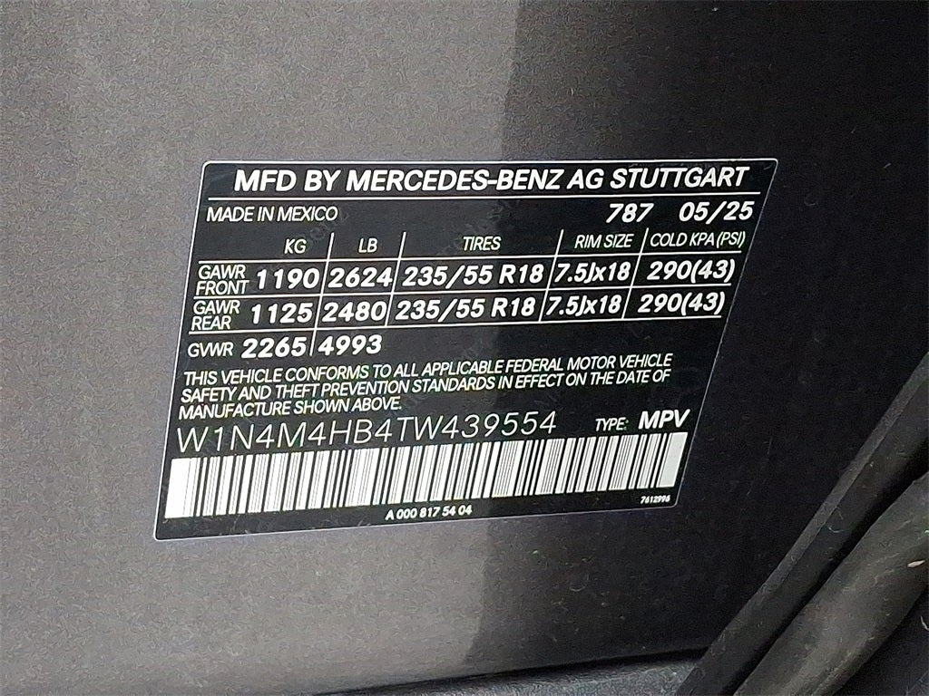 2026 Mercedes-Benz GLB GLB 250 4MATIC®