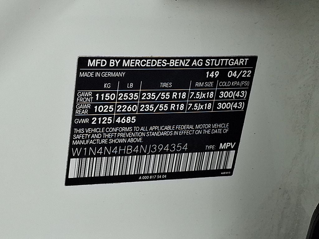 2022 Mercedes-Benz GLA GLA 250 4MATIC®