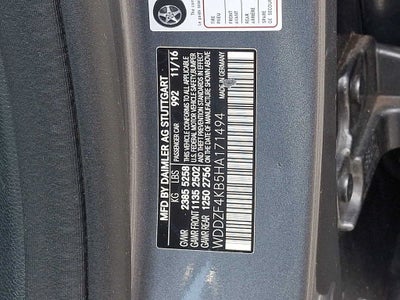 2017 Mercedes-Benz E-Class E 300 4MATIC®