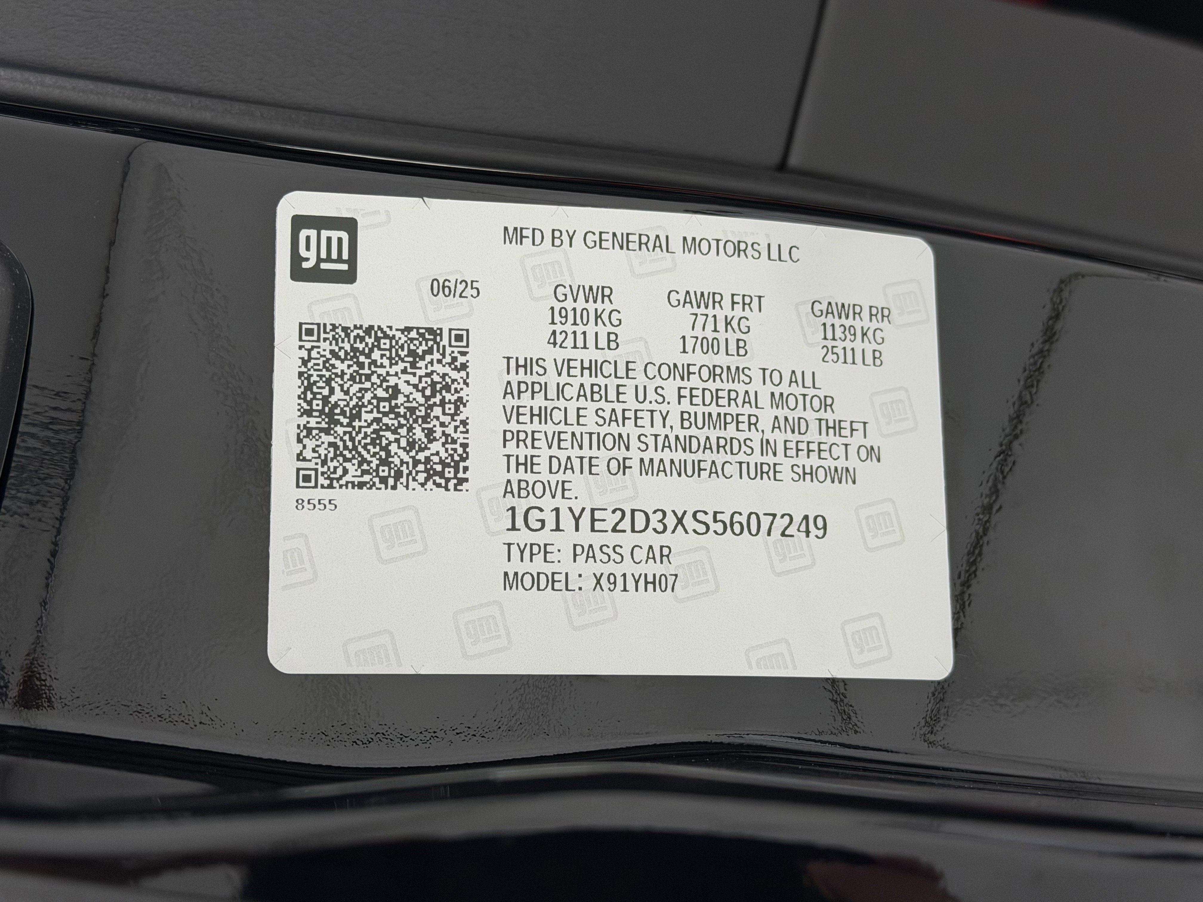 2025 Chevrolet Corvette 2LZ