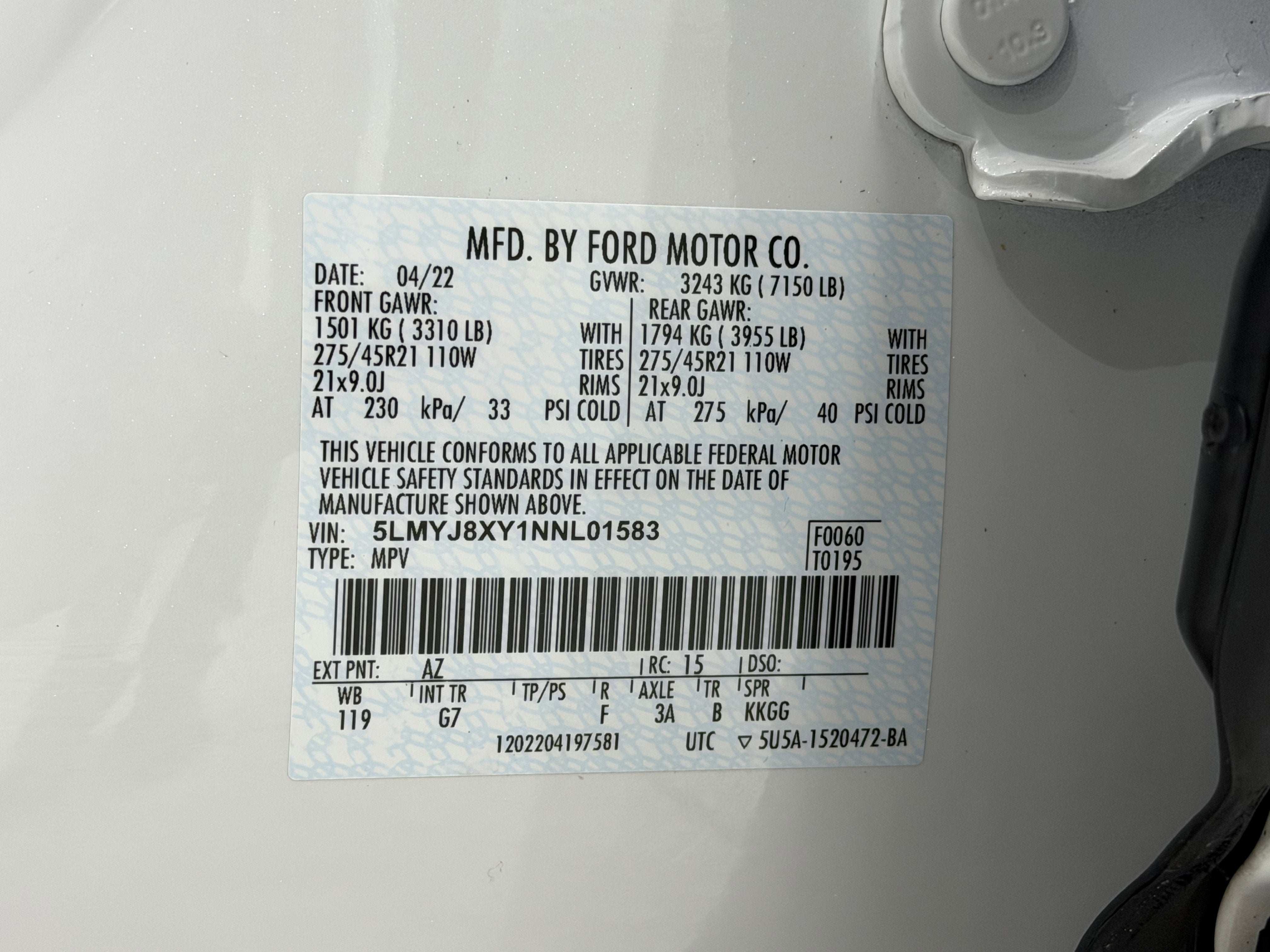 2022 Lincoln Aviator Grand Touring