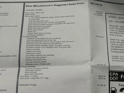 2025 Audi S7 Prestige