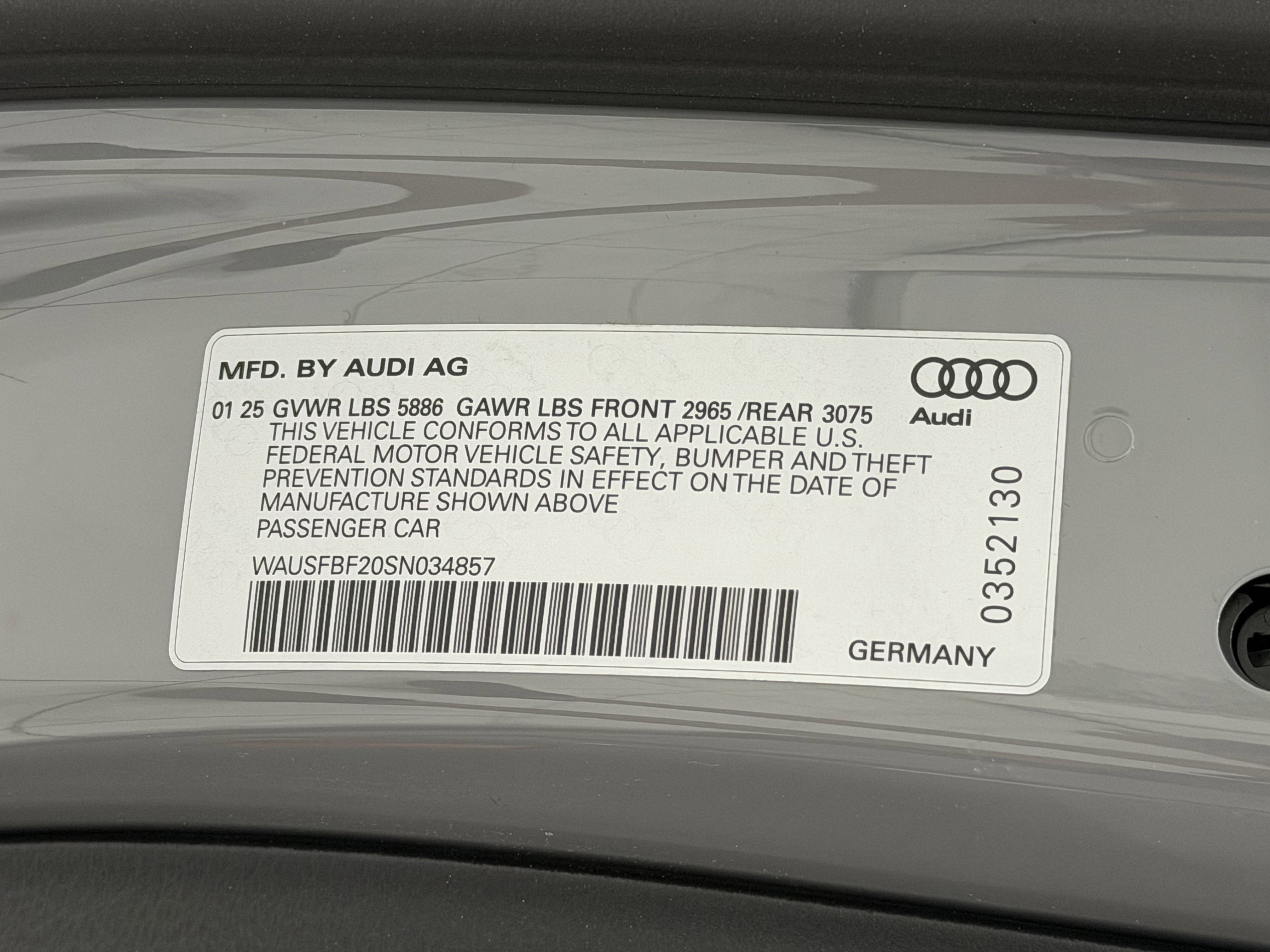 2025 Audi S7 Prestige