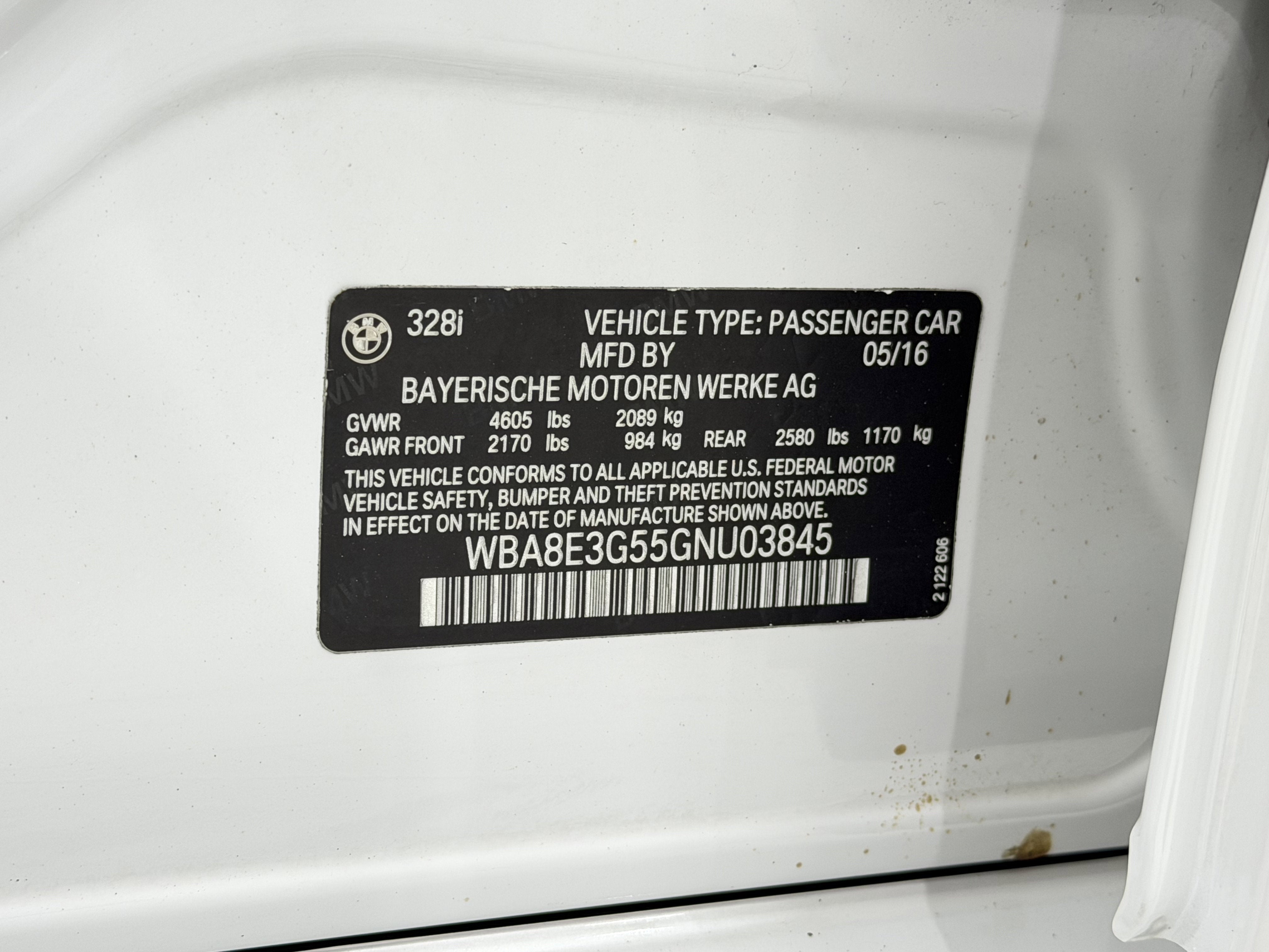 2016 BMW 3 Series 328I Xdrive