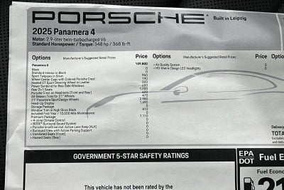 2025 Porsche Panamera 4