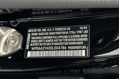 2025 Porsche Panamera 4
