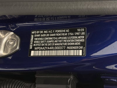 2024 Porsche Panamera 4