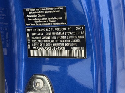 2015 Porsche 911 Carrera 4S
