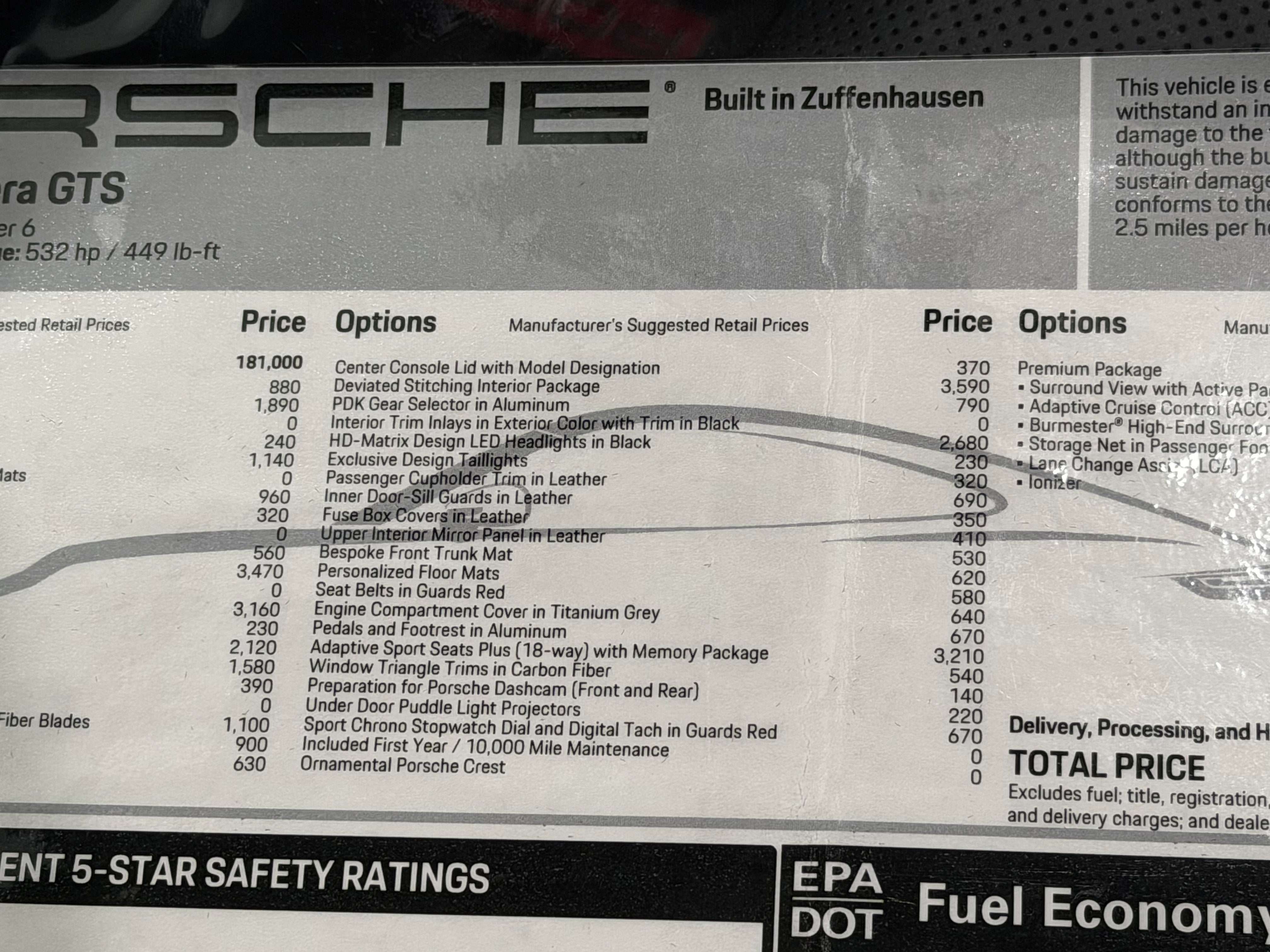 2026 Porsche 911 Carrera Gts