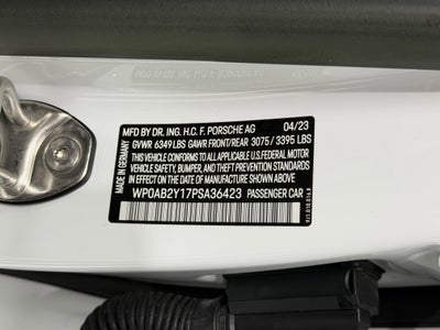 2023 Porsche Taycan 4S