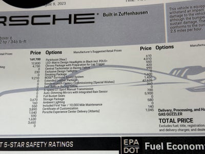 2023 Porsche 911 GT3