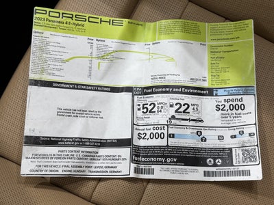 2023 Porsche Panamera 4 E-Hybrid