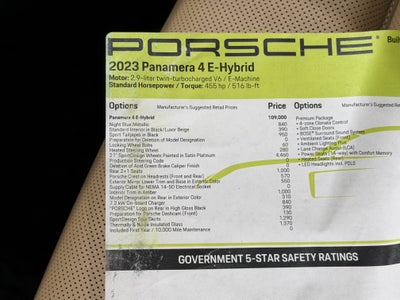 2023 Porsche Panamera 4 E-Hybrid