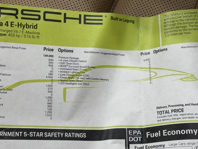 2023 Porsche Panamera 4 E-Hybrid