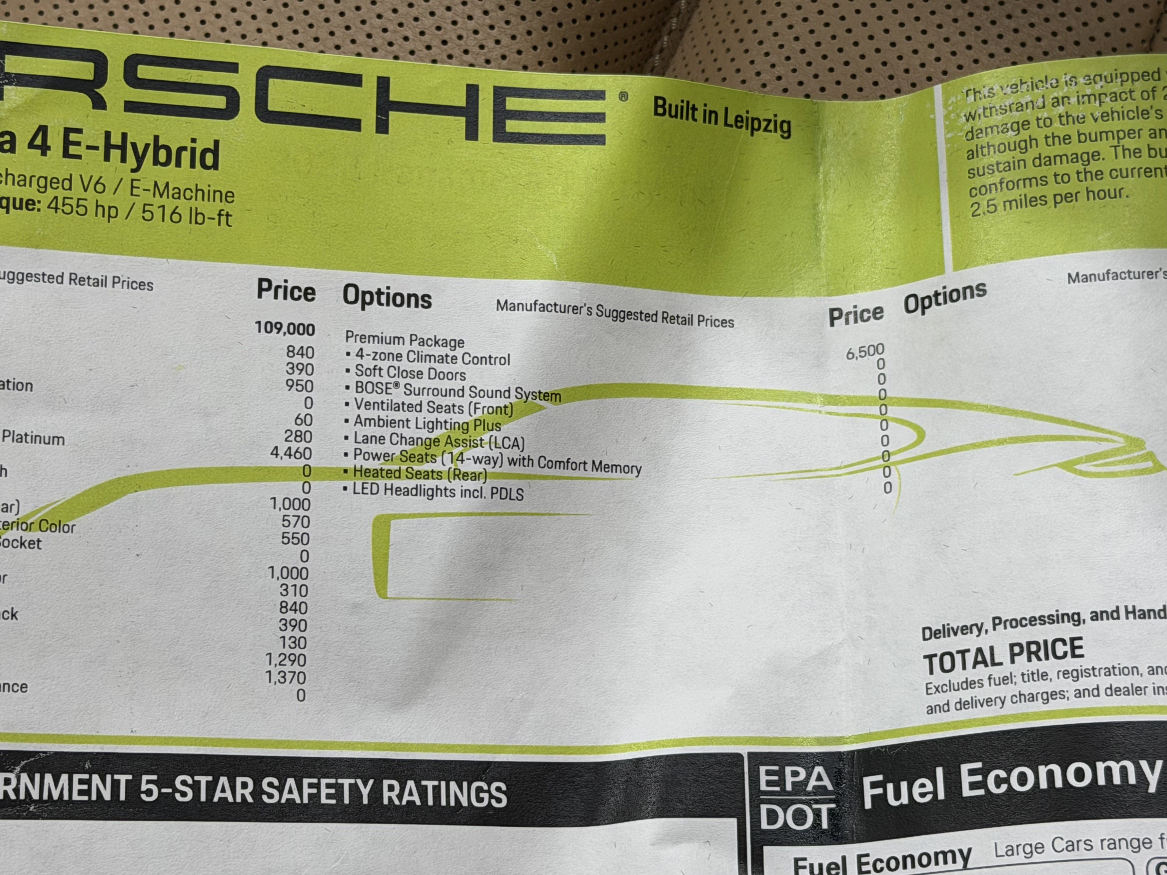 2023 Porsche Panamera 4 E-Hybrid