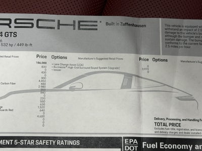 2025 Porsche 911 4 GTS