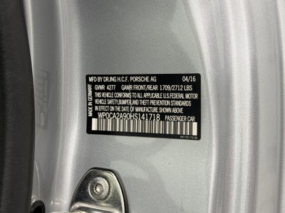 2017 Porsche 911 Carrera