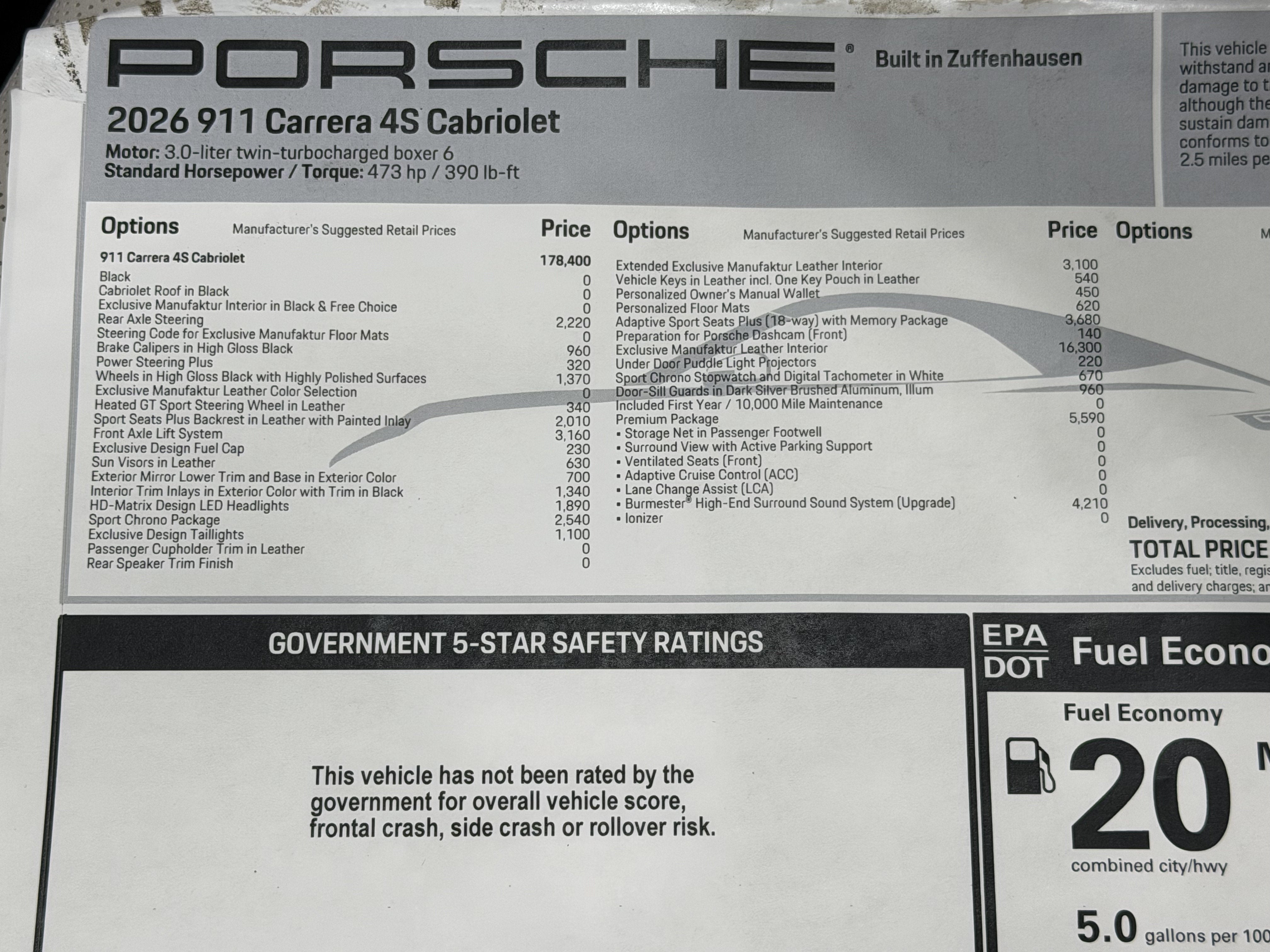 2026 Porsche 911 Carrera 4S