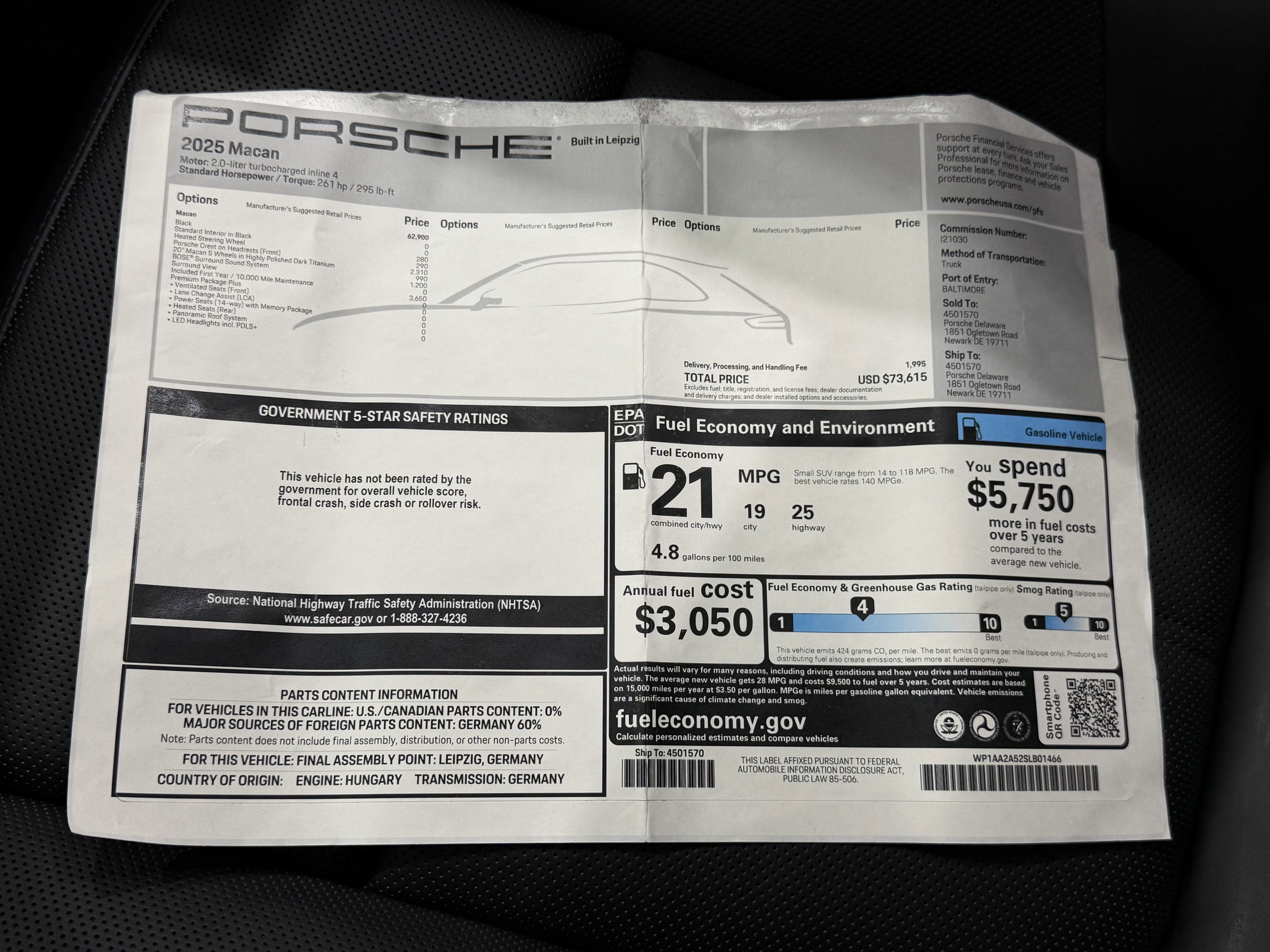 2025 Porsche Macan Base