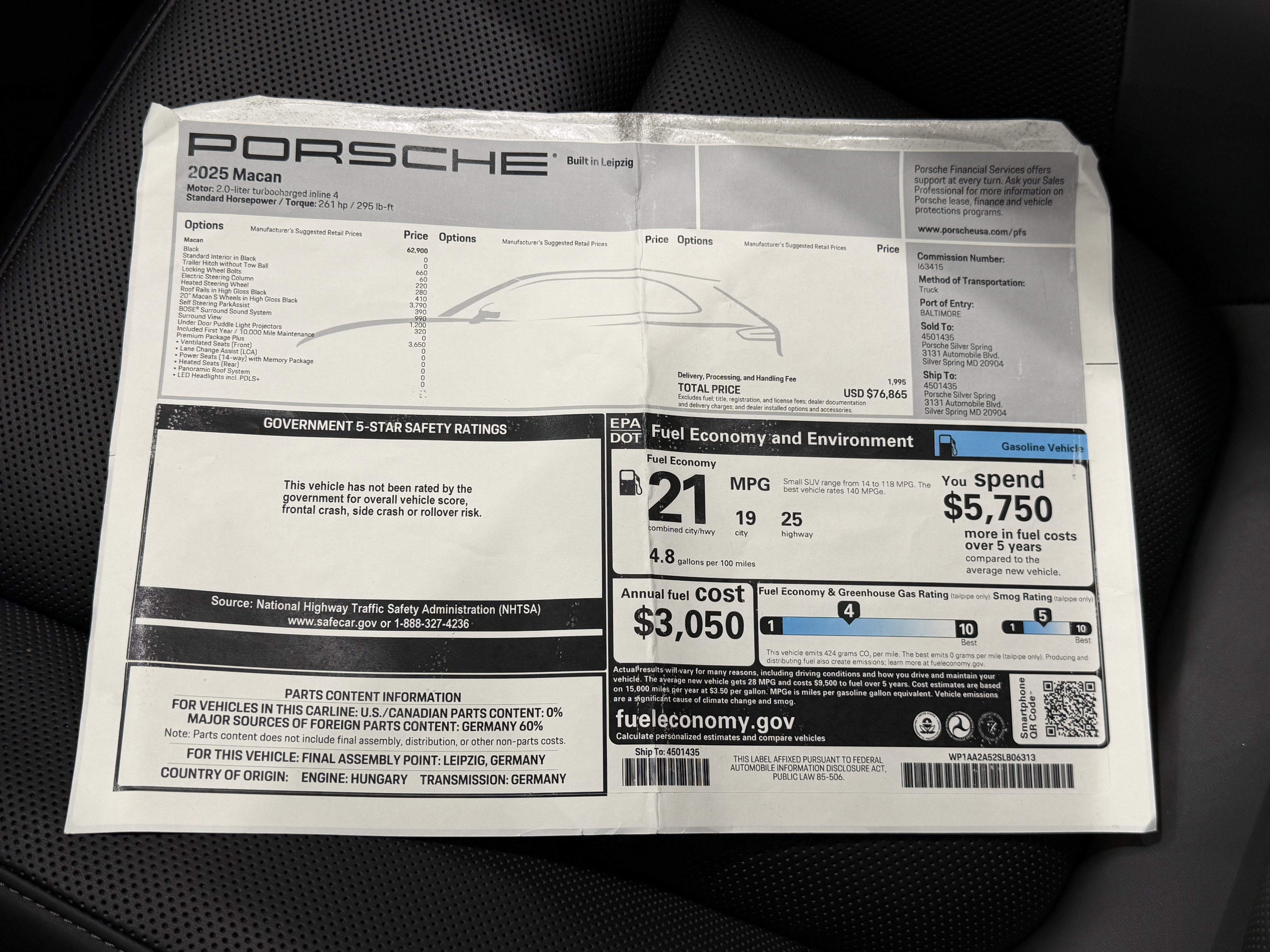 2025 Porsche Macan Base