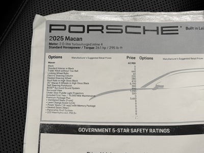 2025 Porsche Macan Base