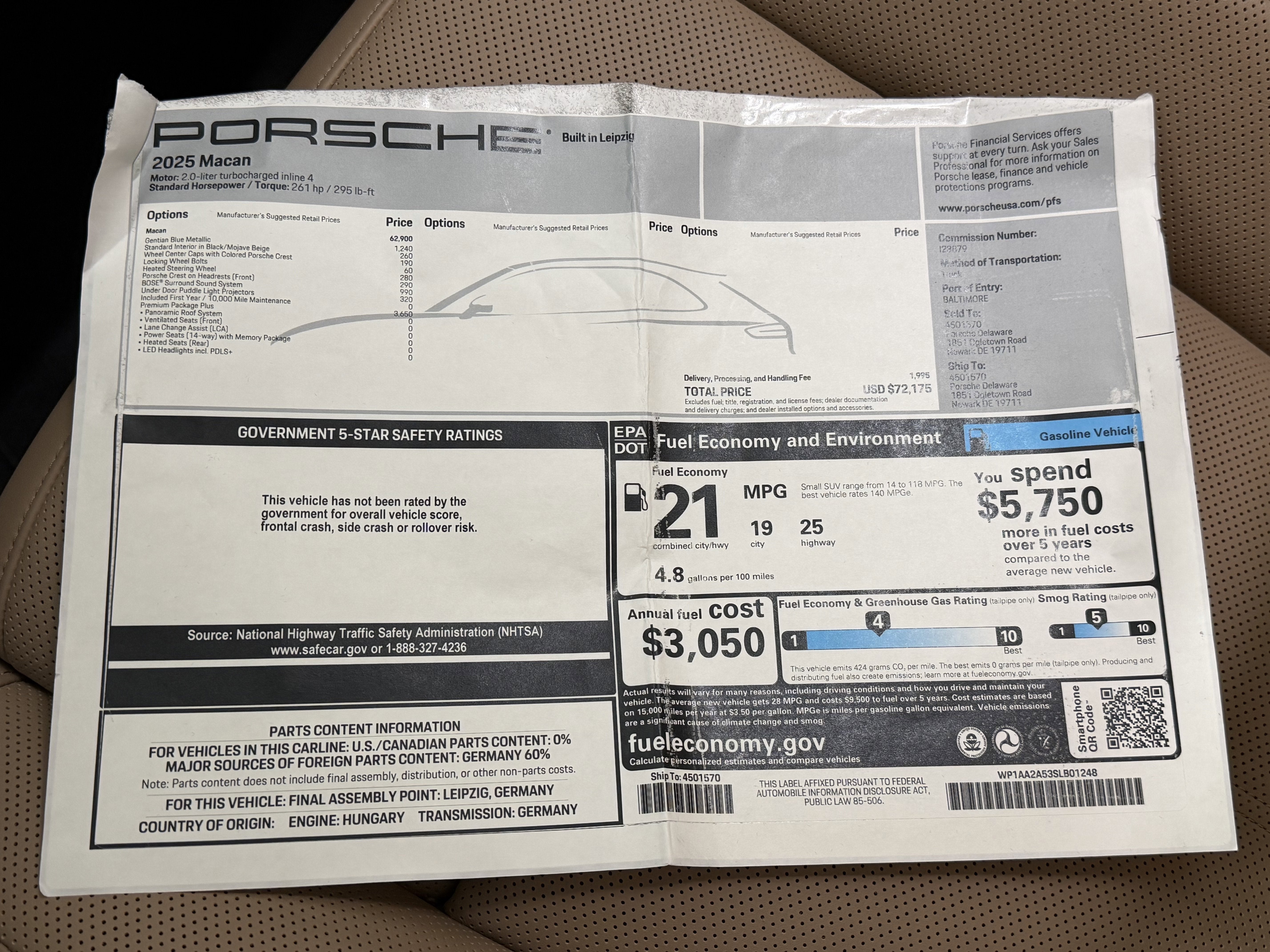 2025 Porsche Macan Base