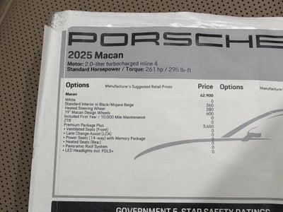 2025 Porsche Macan Base
