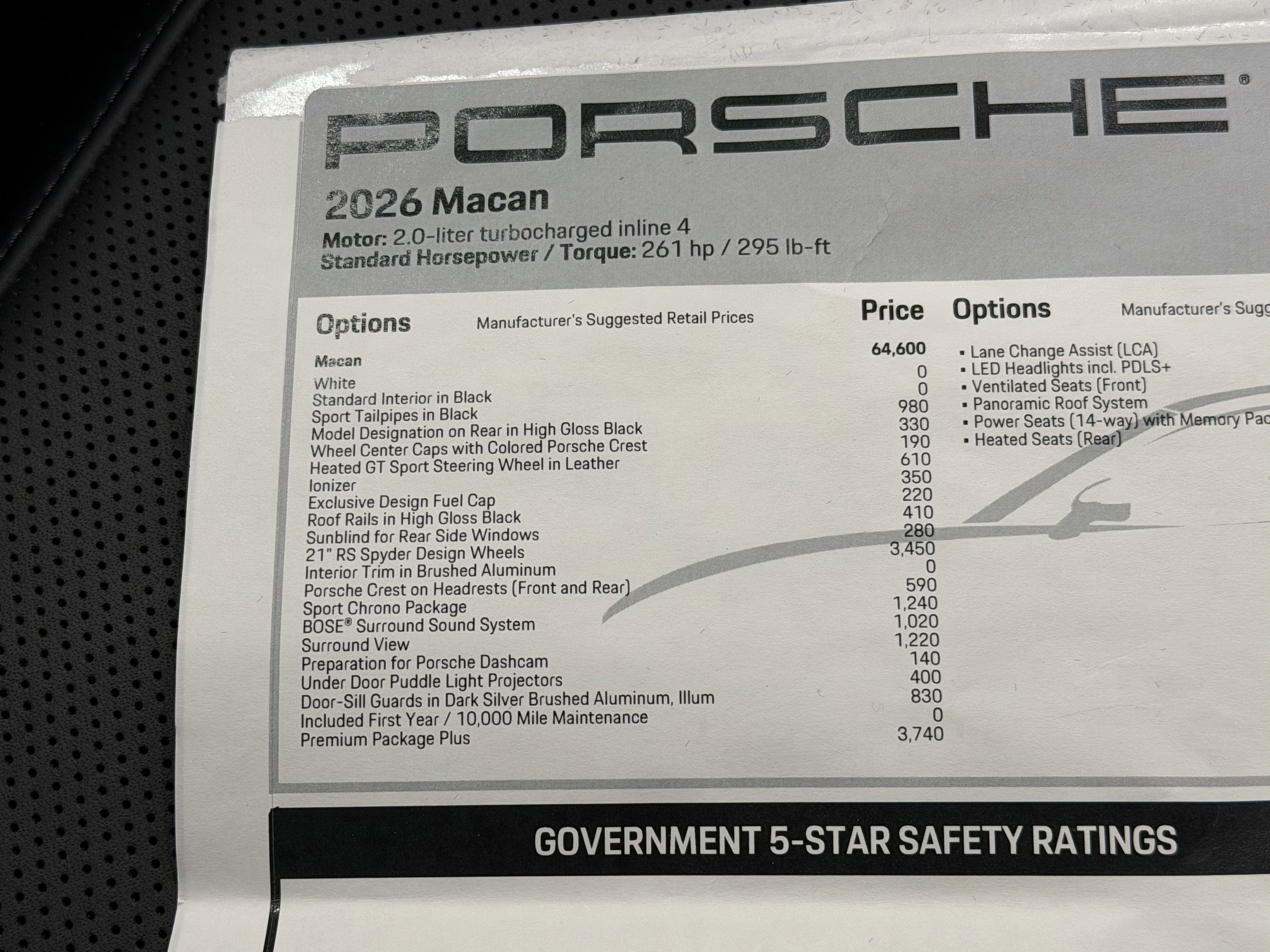 2026 Porsche Macan Base