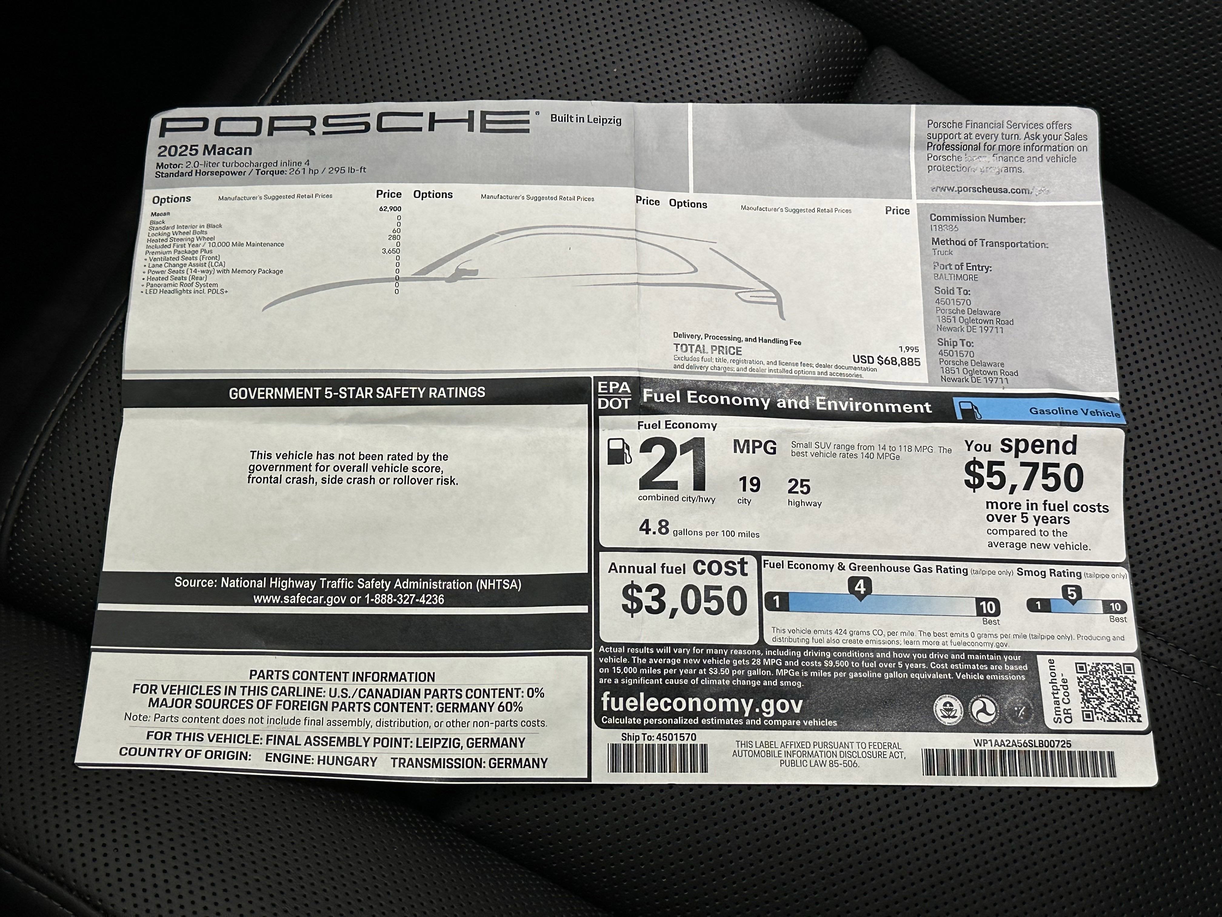 2025 Porsche Macan Base
