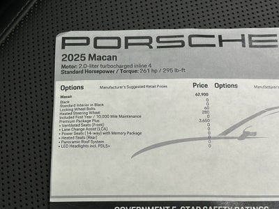 2025 Porsche Macan Base