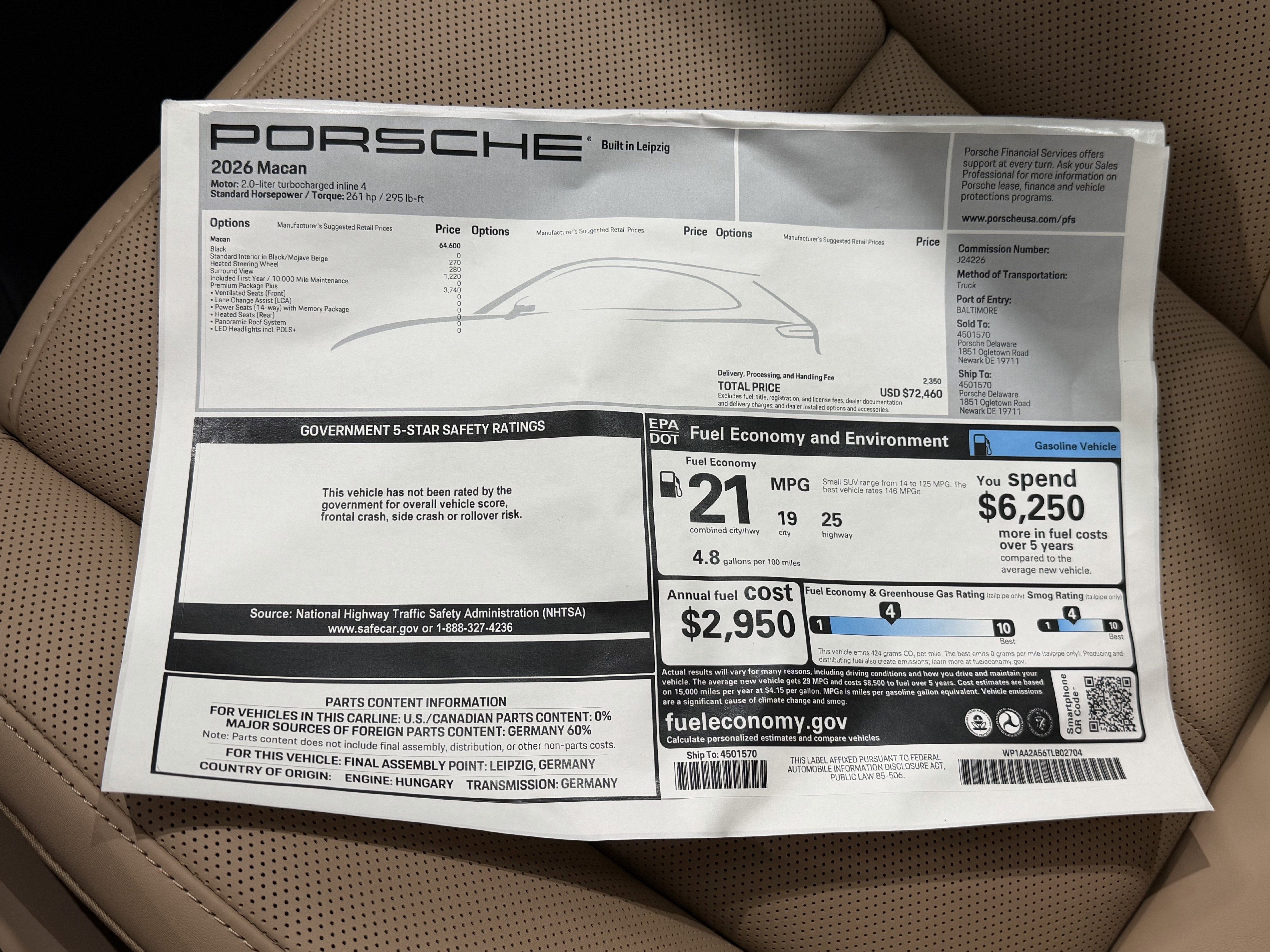 2026 Porsche Macan Base
