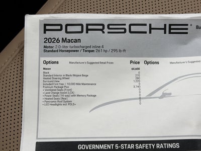 2026 Porsche Macan Base