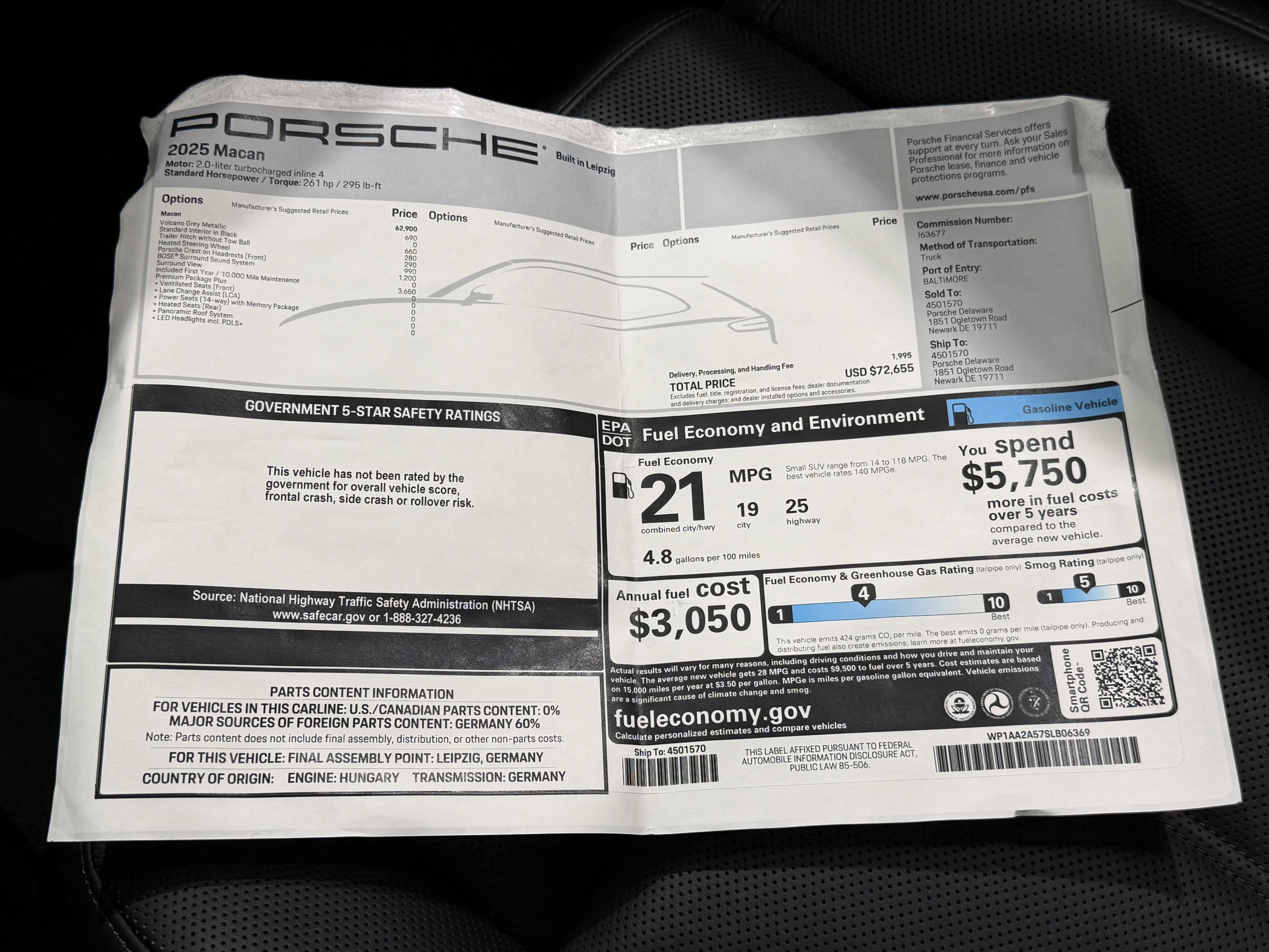 2025 Porsche Macan Base