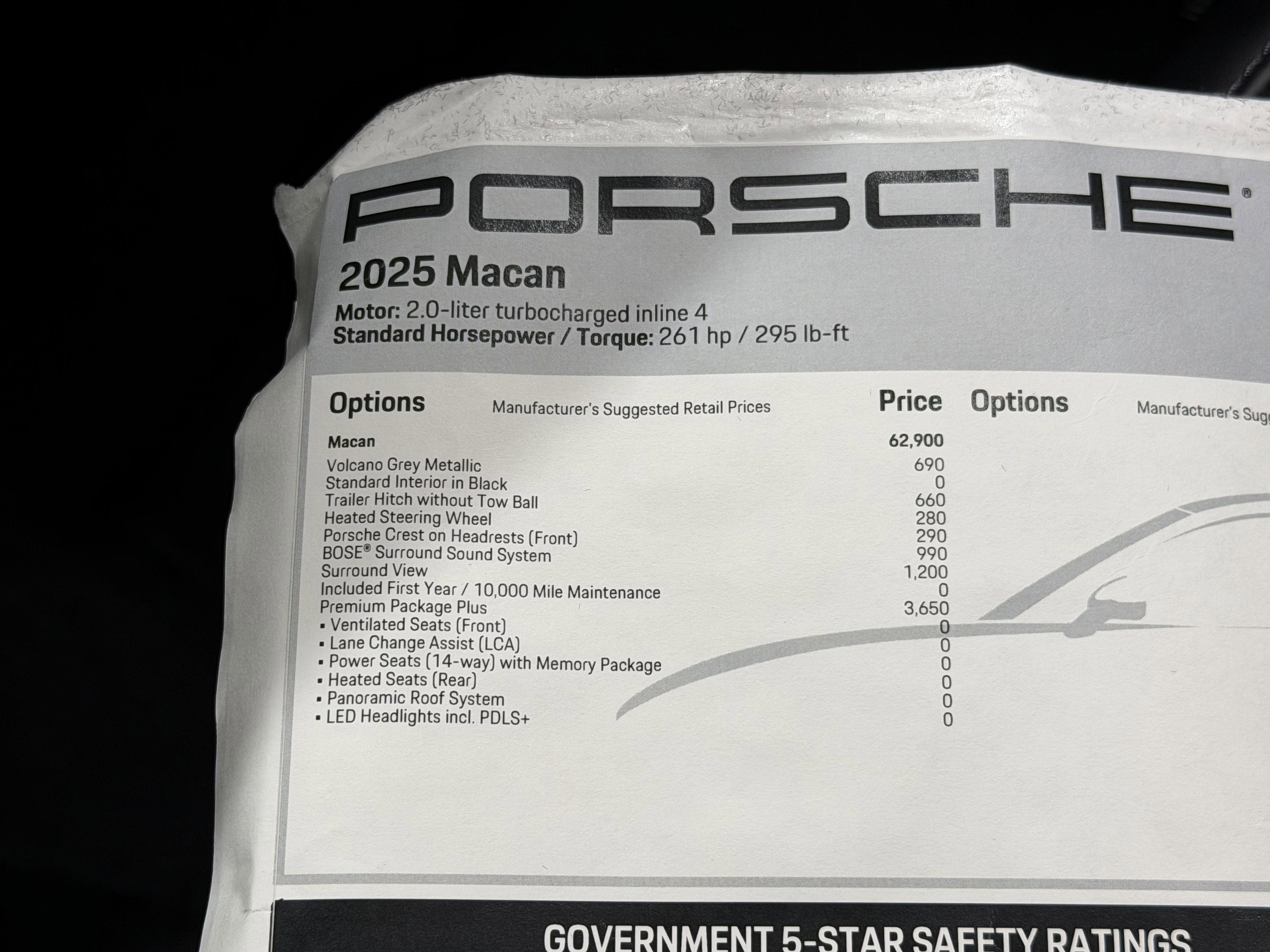 2025 Porsche Macan Base