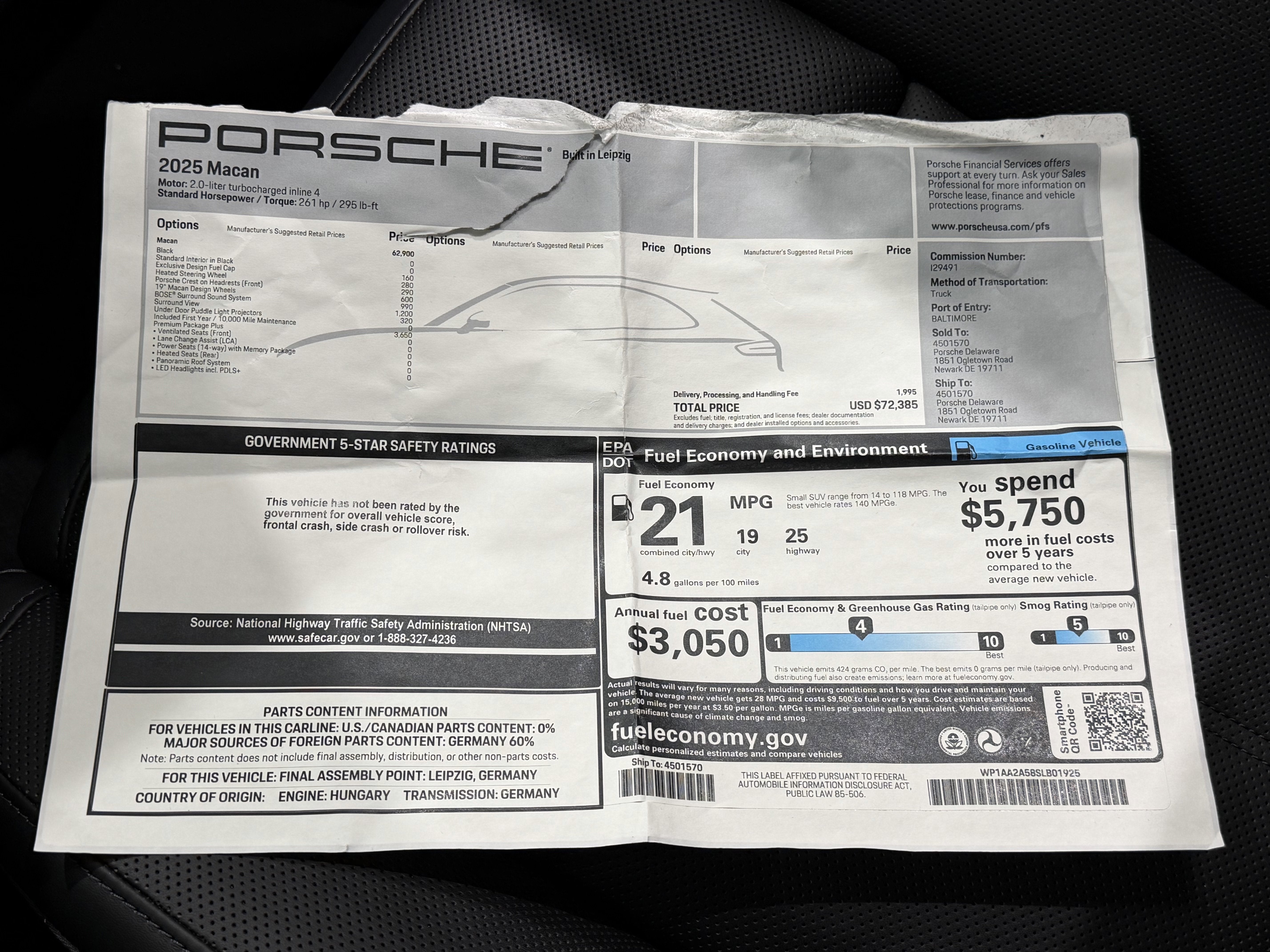 2025 Porsche Macan Base