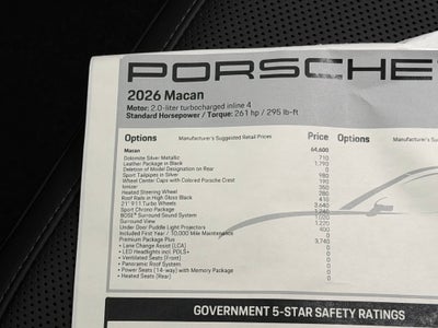 2026 Porsche Macan Base
