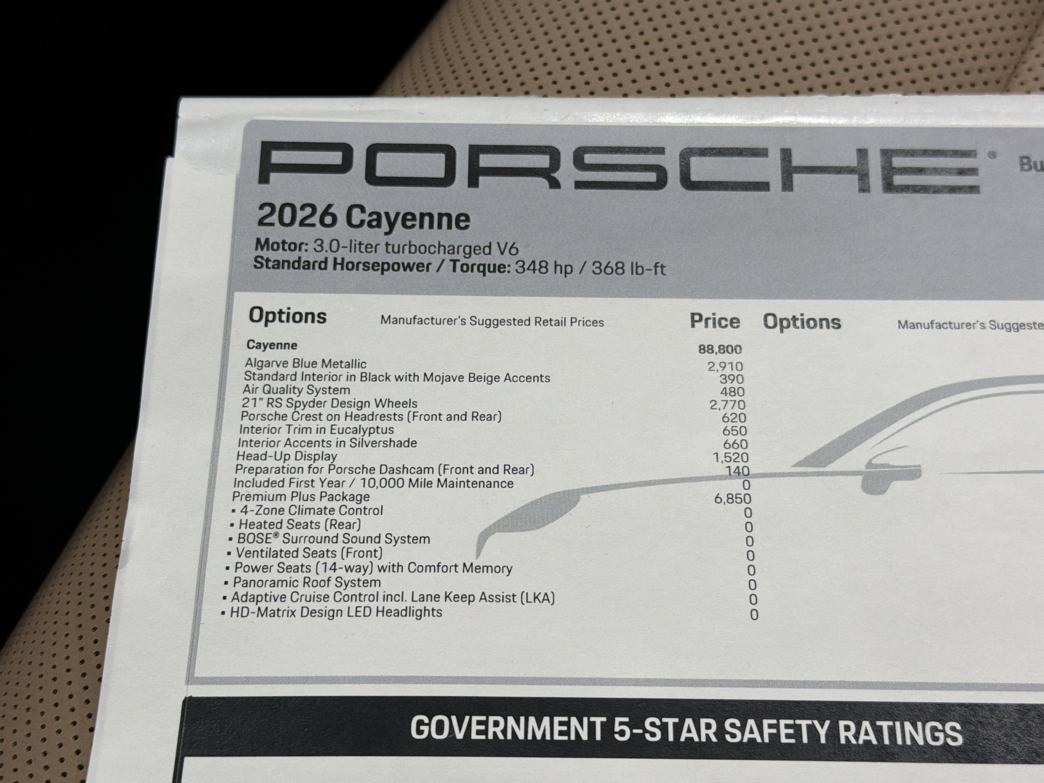 2026 Porsche Cayenne AWD