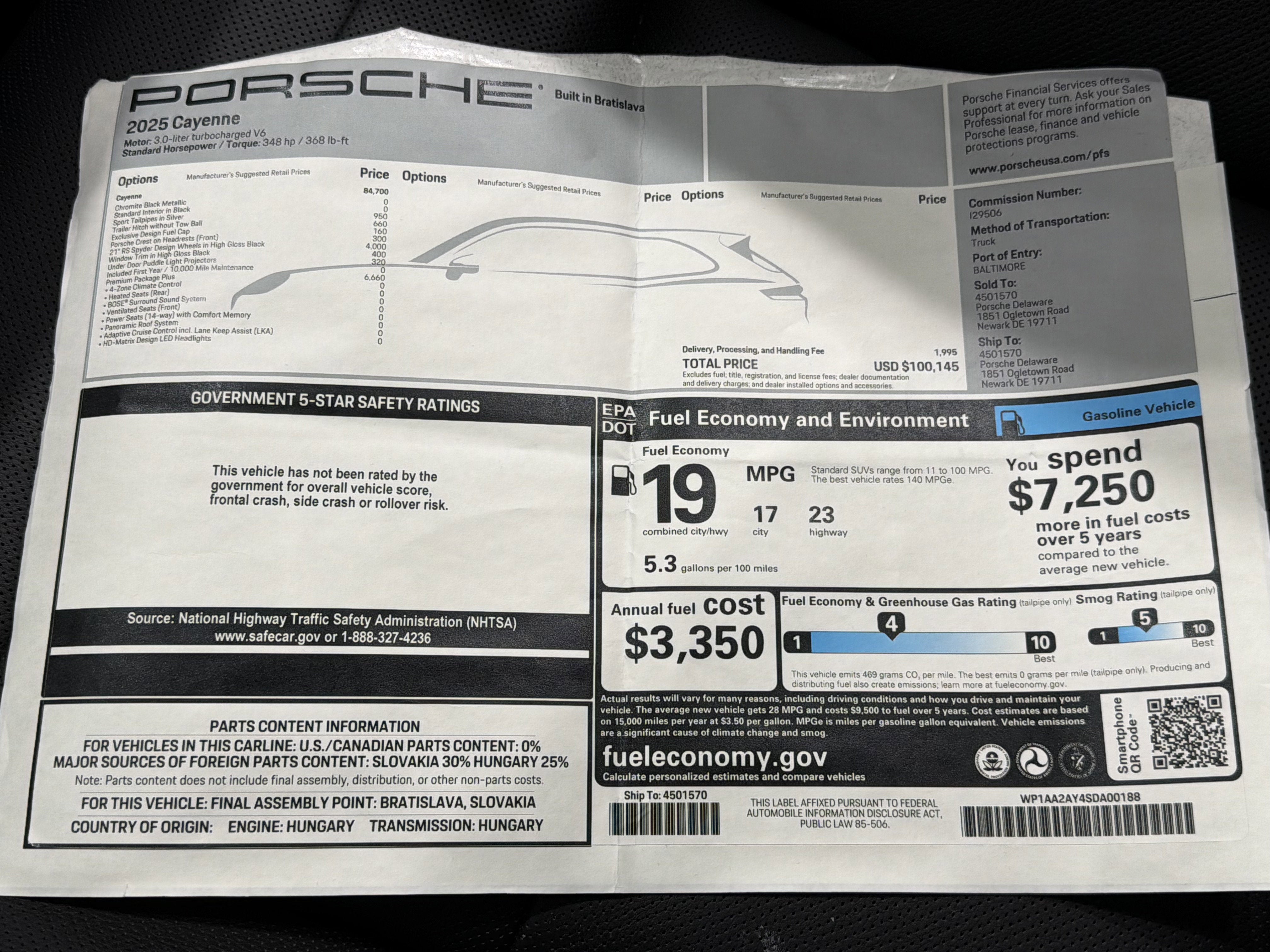 2025 Porsche Cayenne AWD