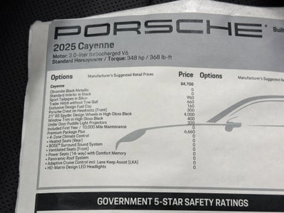 2025 Porsche Cayenne AWD