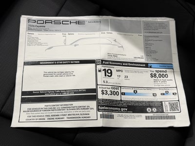 2026 Porsche Cayenne AWD