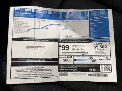 2025 Porsche Macan Electric