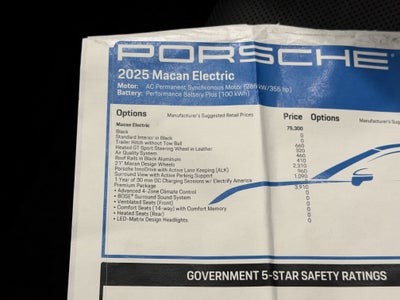 2025 Porsche Macan Electric