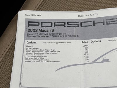 2023 Porsche Macan S
