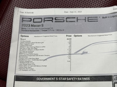 2023 Porsche Macan S